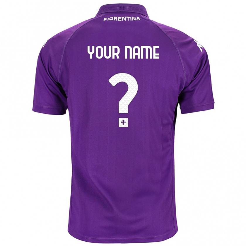 Kandiny Niño Camiseta Su Nombre #0 Morado 1ª Equipación 2024/25 La Camisa Chile