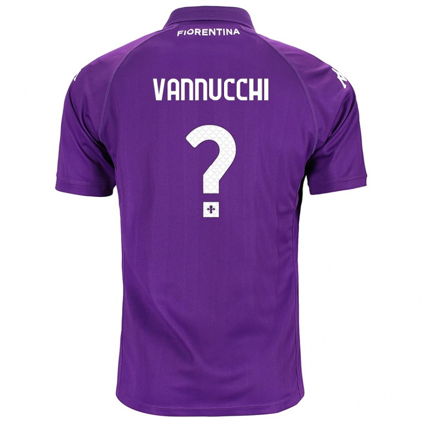 Kandiny Niño Camiseta Tommaso Vannucchi #0 Morado 1ª Equipación 2024/25 La Camisa Chile