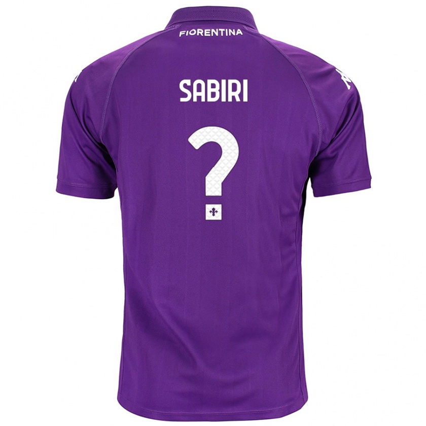 Kandiny Niño Camiseta Abdelhamid Sabiri #0 Morado 1ª Equipación 2024/25 La Camisa Chile