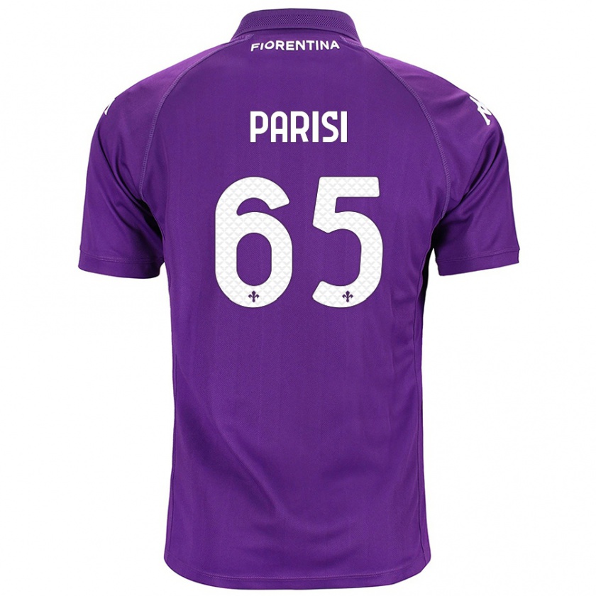 Kandiny Niño Camiseta Fabiano Parisi #65 Morado 1ª Equipación 2024/25 La Camisa Chile