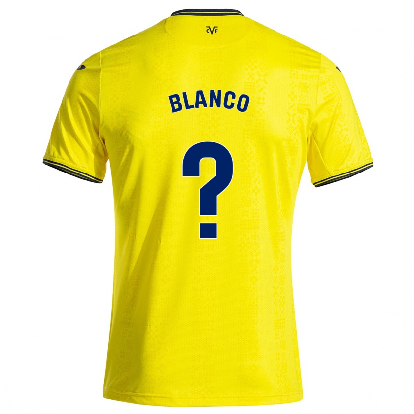 Kandiny Niño Camiseta Alexia Blanco #0 Amarillo Negro 1ª Equipación 2024/25 La Camisa Chile