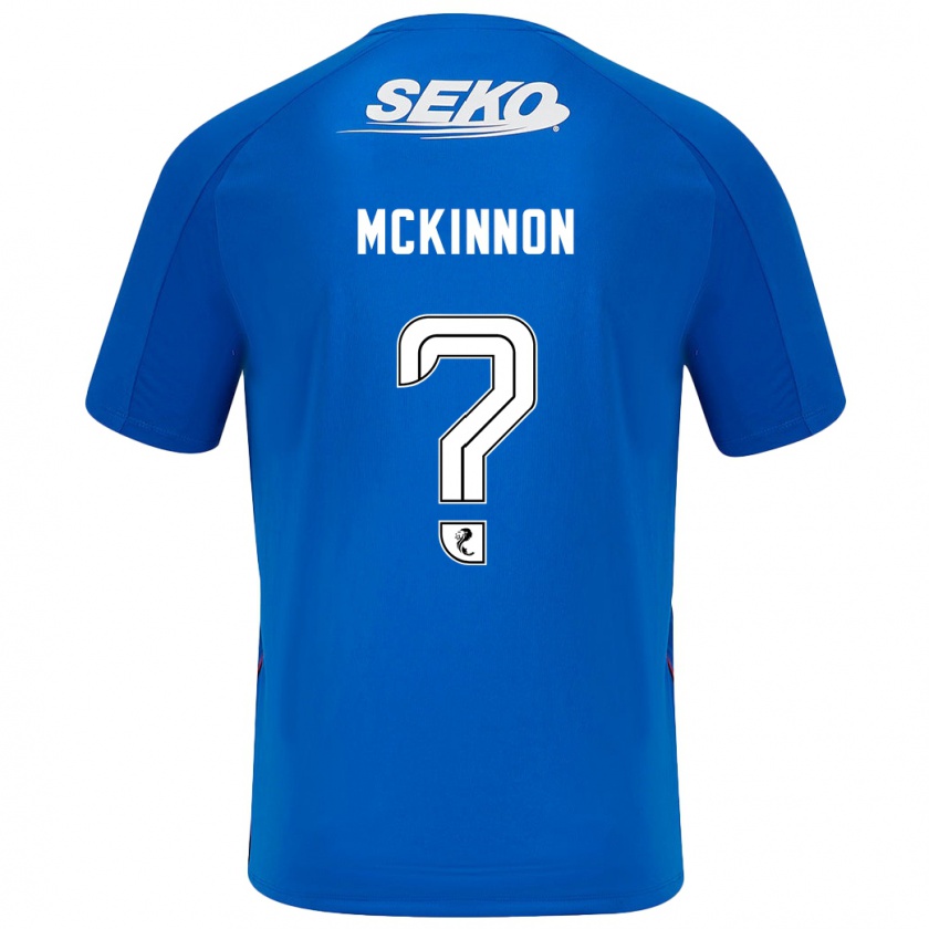 Kandiny Niño Camiseta Cole Mckinnon #0 Azul Oscuro 1ª Equipación 2024/25 La Camisa Chile