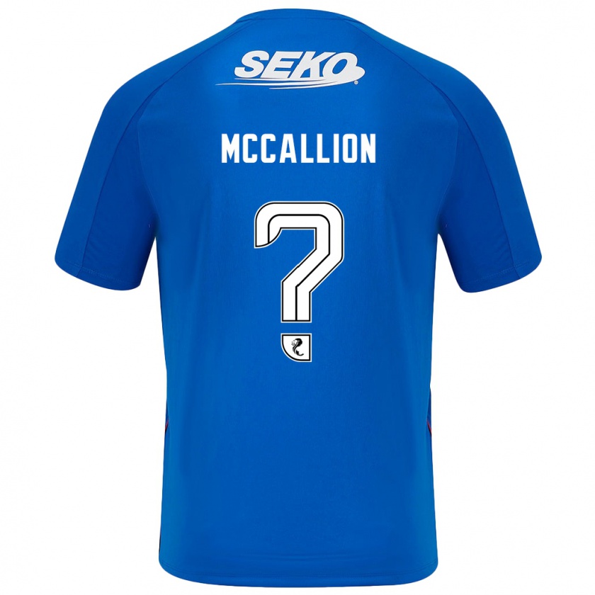 Kandiny Niño Camiseta Aiden Mccallion #0 Azul Oscuro 1ª Equipación 2024/25 La Camisa Chile