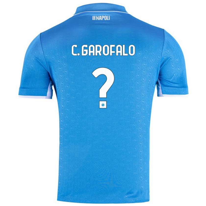 Kandiny Niño Camiseta Christian Garofalo #0 Azul Cielo 1ª Equipación 2024/25 La Camisa Chile