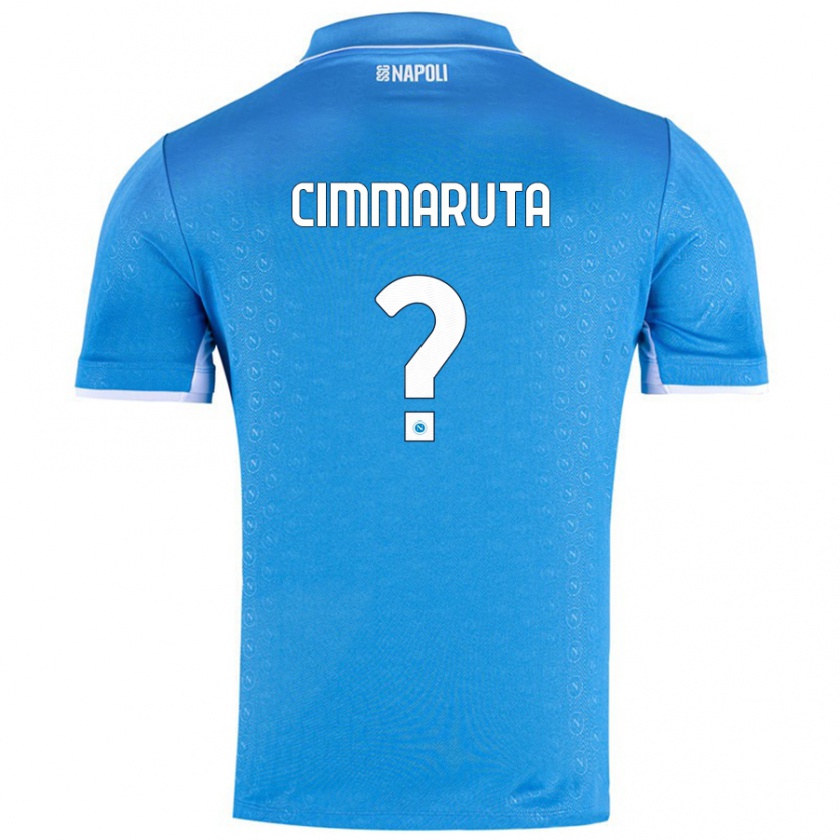 Kandiny Niño Camiseta Antonio Cimmaruta #0 Azul Cielo 1ª Equipación 2024/25 La Camisa Chile