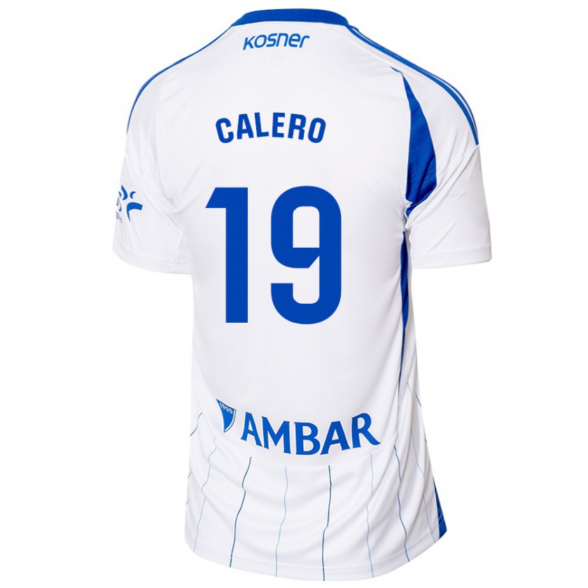 Kandiny Niño Camiseta Iván Calero #19 Rojo Blanco 1ª Equipación 2024/25 La Camisa Chile