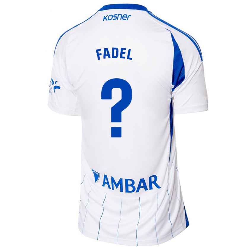 Kandiny Niño Camiseta Ismael Fadel #0 Rojo Blanco 1ª Equipación 2024/25 La Camisa Chile