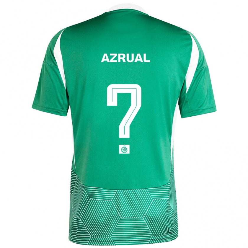 Kandiny Niño Camiseta Adar Azrual #0 Verde Blanco 1ª Equipación 2024/25 La Camisa Chile