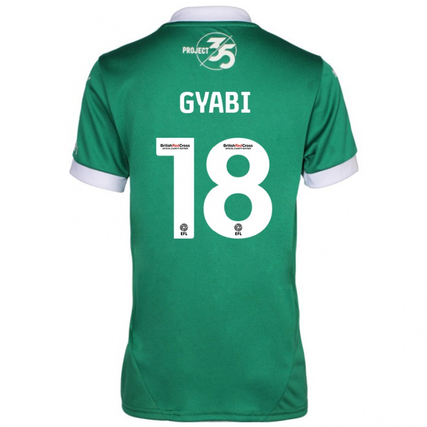 Kandiny Niño Camiseta Darko Gyabi #18 Verde Blanco 1ª Equipación 2024/25 La Camisa Chile