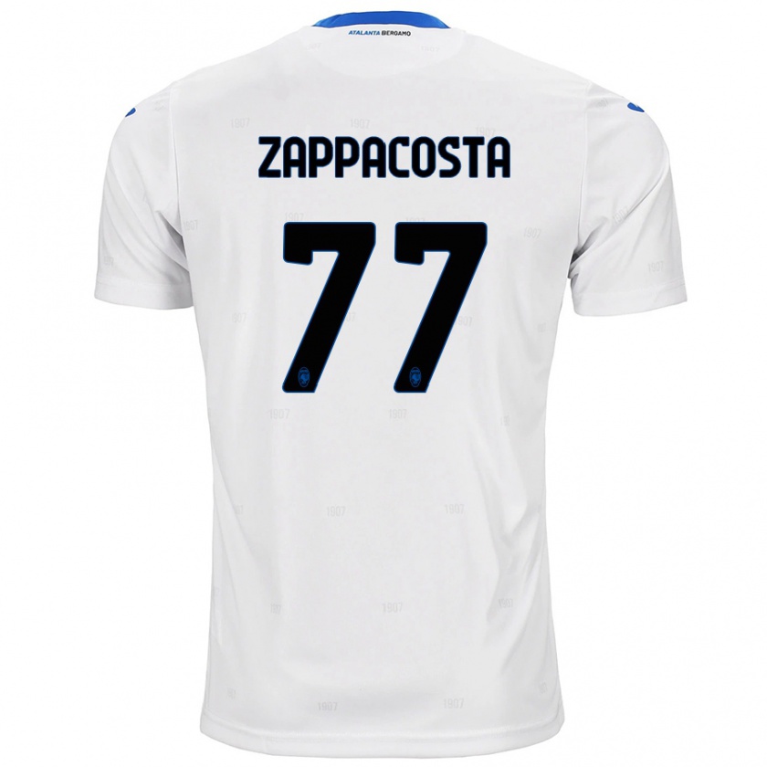 Kandiny Niño Camiseta Davide Zappacosta #77 Blanco 2ª Equipación 2024/25 La Camisa Chile