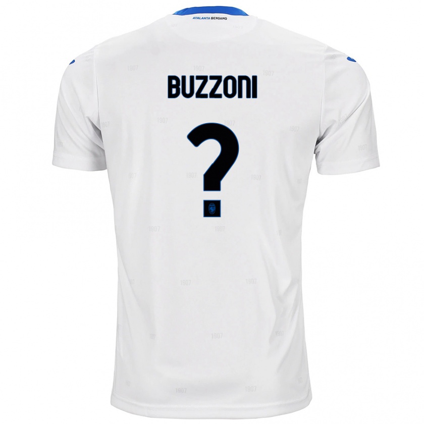 Kandiny Niño Camiseta Giorgio Buzzoni #0 Blanco 2ª Equipación 2024/25 La Camisa Chile