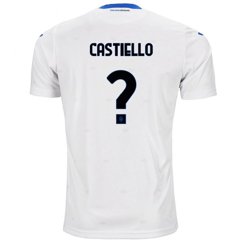 Kandiny Niño Camiseta Alex Castiello #0 Blanco 2ª Equipación 2024/25 La Camisa Chile