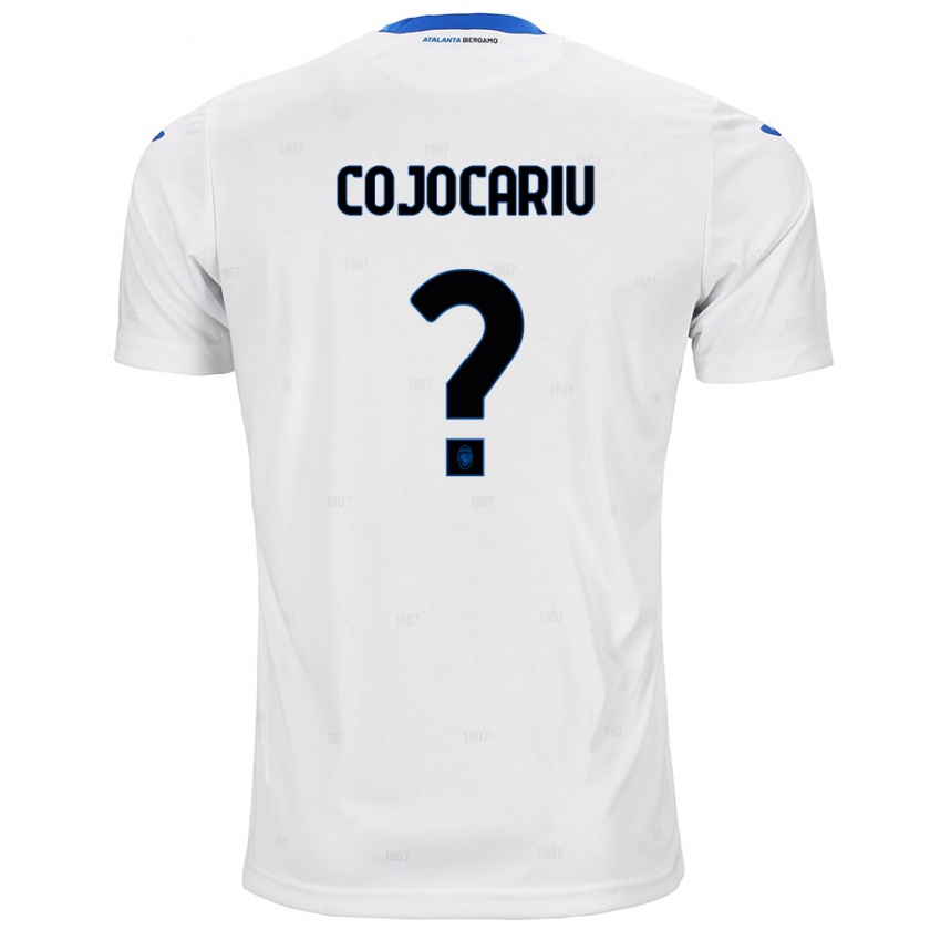 Kandiny Niño Camiseta Raul Cojocariu #0 Blanco 2ª Equipación 2024/25 La Camisa Chile