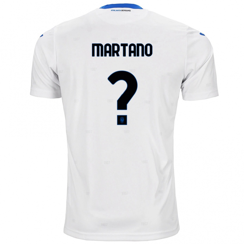 Kandiny Niño Camiseta Aldo Martano #0 Blanco 2ª Equipación 2024/25 La Camisa Chile