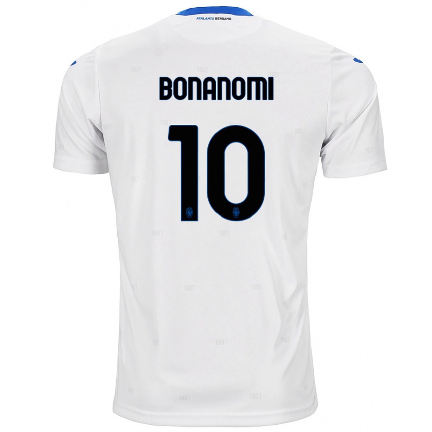 Kandiny Niño Camiseta Andrea Bonanomi #10 Blanco 2ª Equipación 2024/25 La Camisa Chile