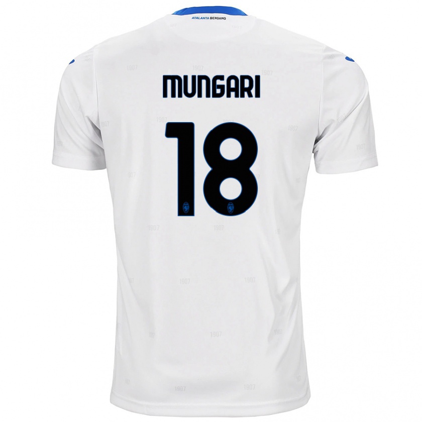 Kandiny Niño Camiseta Giuseppe Mungari #18 Blanco 2ª Equipación 2024/25 La Camisa Chile