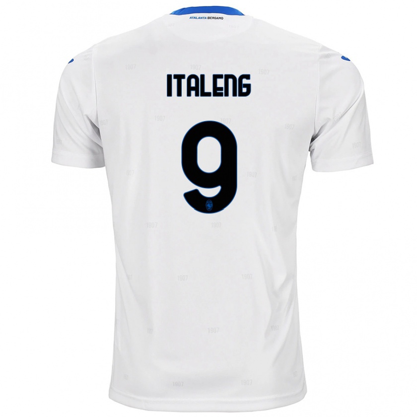 Kandiny Niño Camiseta Jonathan Italeng #9 Blanco 2ª Equipación 2024/25 La Camisa Chile