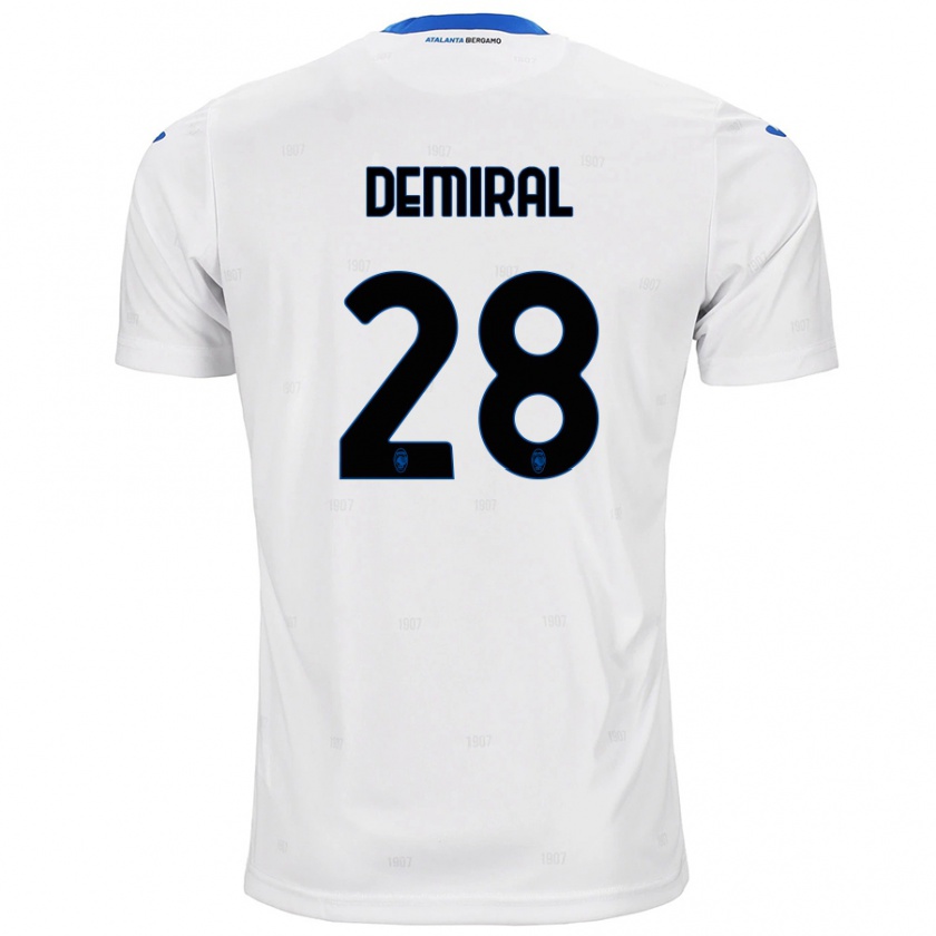 Kandiny Niño Camiseta Merih Demiral #28 Blanco 2ª Equipación 2024/25 La Camisa Chile