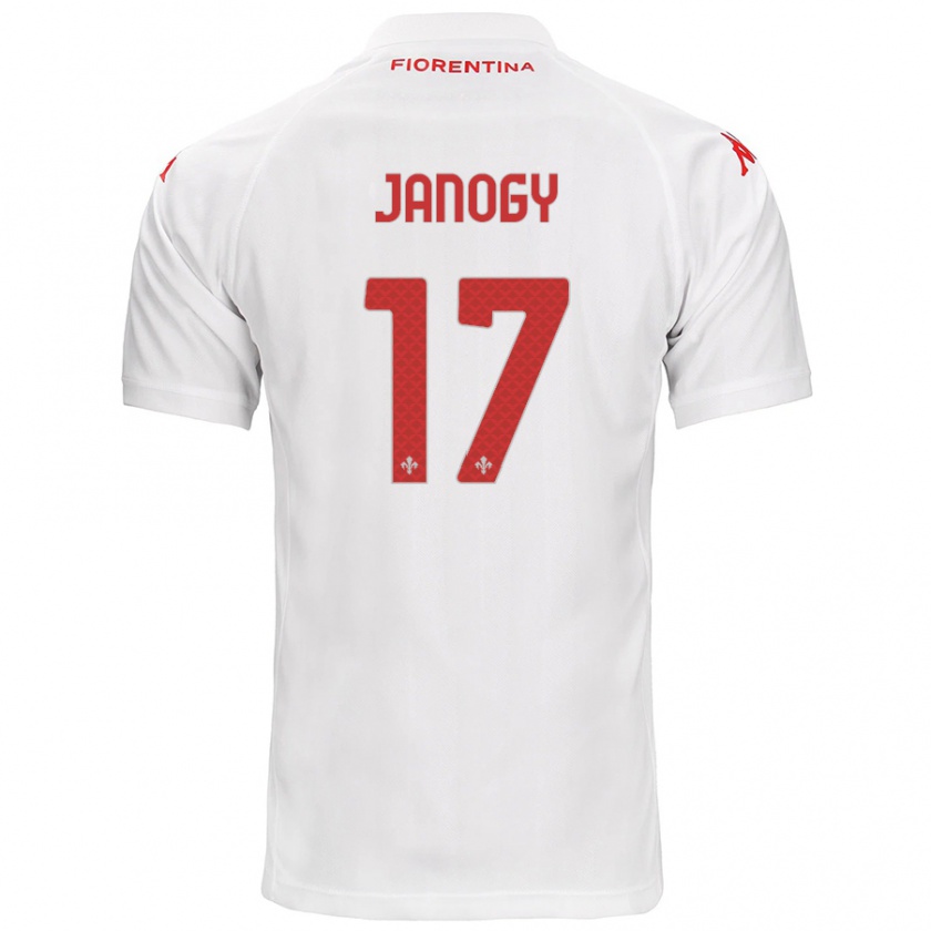 Kandiny Niño Camiseta Madelen Janogy #17 Blanco 2ª Equipación 2024/25 La Camisa Chile