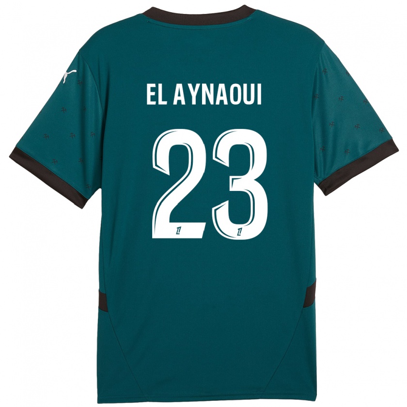 Kandiny Niño Camiseta Neil El Aynaoui #23 Verde Oscuro 2ª Equipación 2024/25 La Camisa Chile