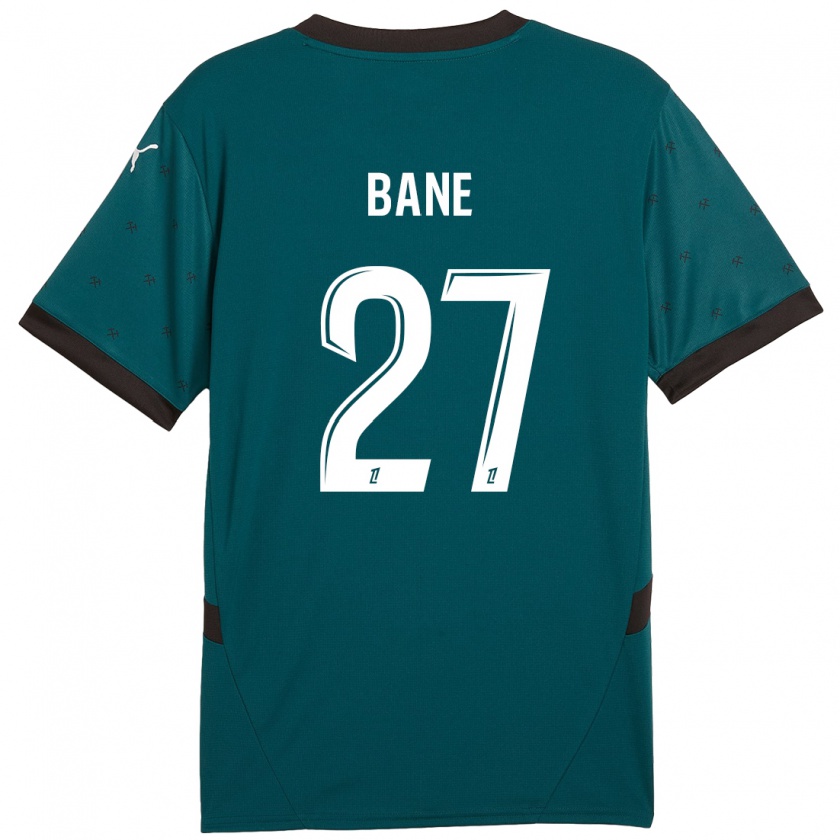 Kandiny Niño Camiseta Sidi Bane #27 Verde Oscuro 2ª Equipación 2024/25 La Camisa Chile