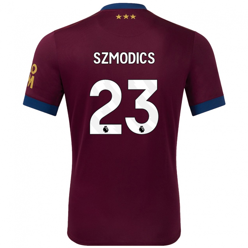 Kandiny Niño Camiseta Sammie Szmodics #23 Marrón 2ª Equipación 2024/25 La Camisa Chile