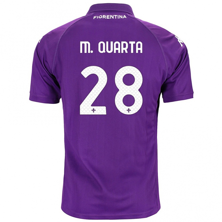 Kandiny Hombre Camiseta Lucas Martínez Quarta #28 Morado 1ª Equipación 2024/25 La Camisa Chile