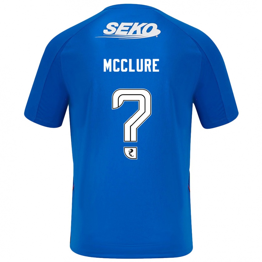 Kandiny Hombre Camiseta Blaine Mcclure #0 Azul Oscuro 1ª Equipación 2024/25 La Camisa Chile