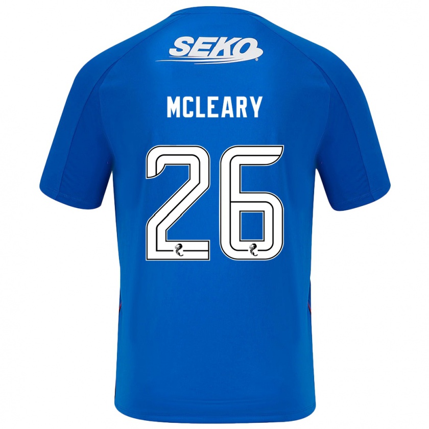 Kandiny Hombre Camiseta Jodi Mcleary #26 Azul Oscuro 1ª Equipación 2024/25 La Camisa Chile