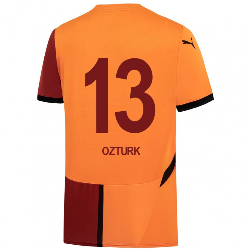 Kandiny Hombre Camiseta Fatma Sare Öztürk #13 Amarillo Rojo 1ª Equipación 2024/25 La Camisa Chile