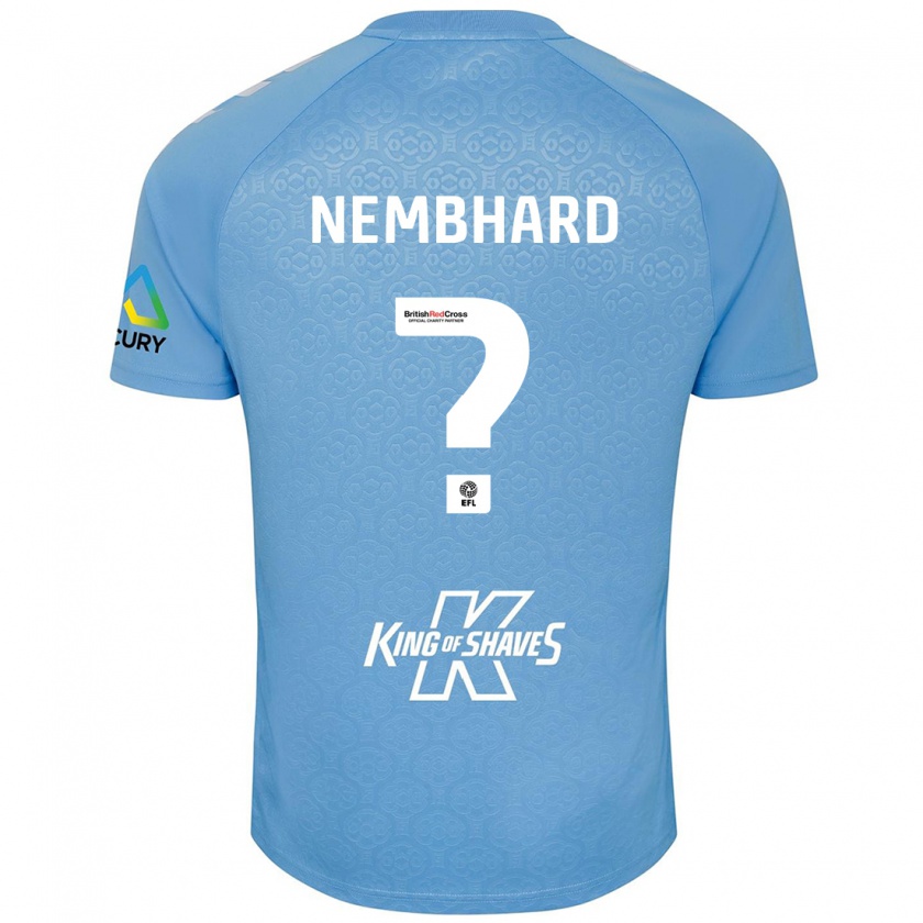 Kandiny Hombre Camiseta Kesiah Nembhard #0 Azul Blanco 1ª Equipación 2024/25 La Camisa Chile