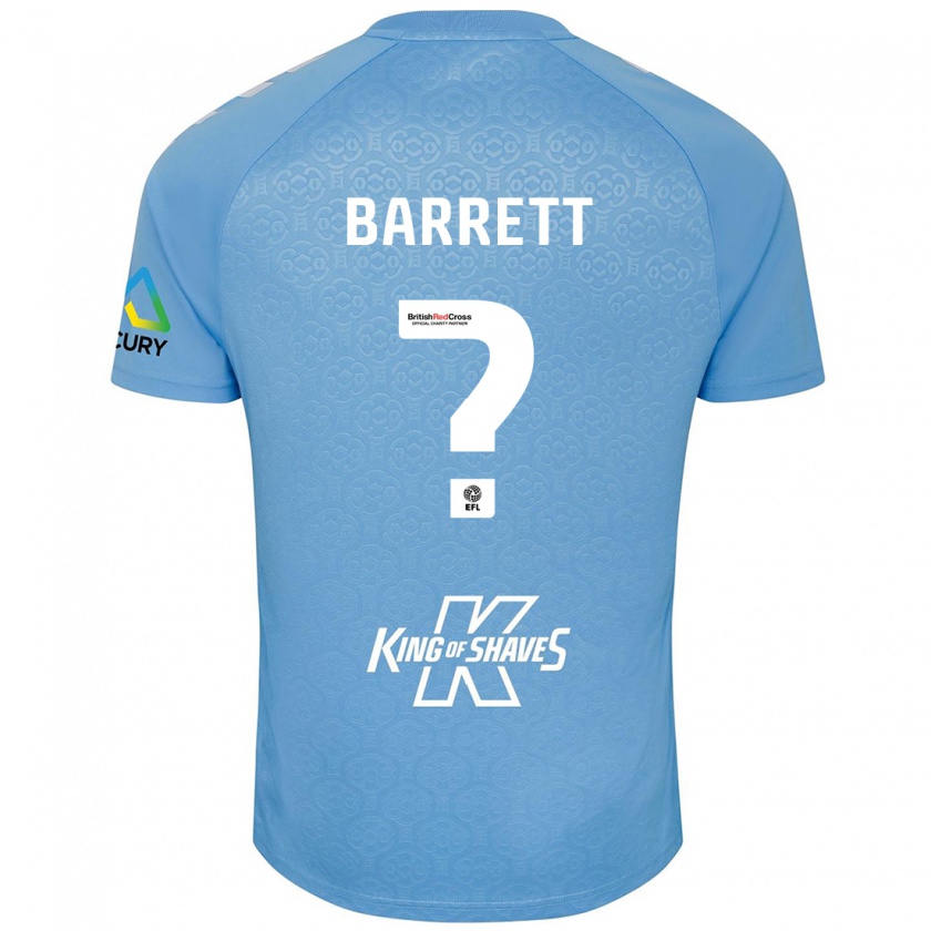 Kandiny Hombre Camiseta Marlow Barrett #0 Azul Blanco 1ª Equipación 2024/25 La Camisa Chile