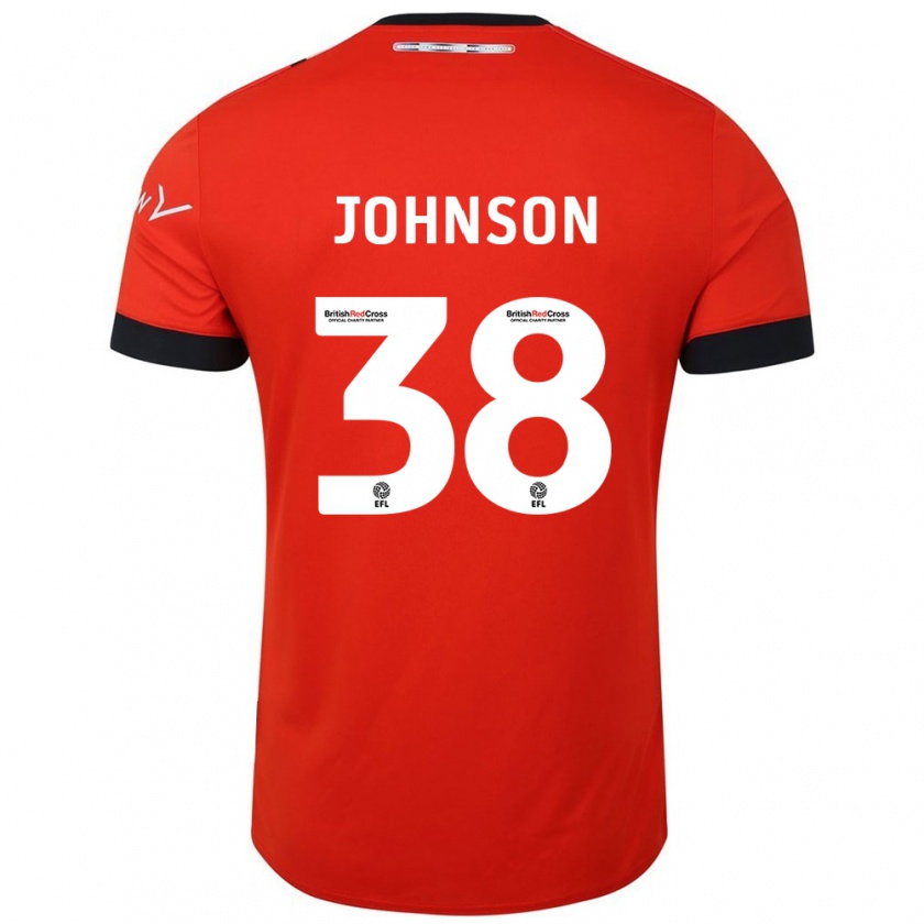 Kandiny Hombre Camiseta Joe Johnson #38 Naranja Negro 1ª Equipación 2024/25 La Camisa Chile