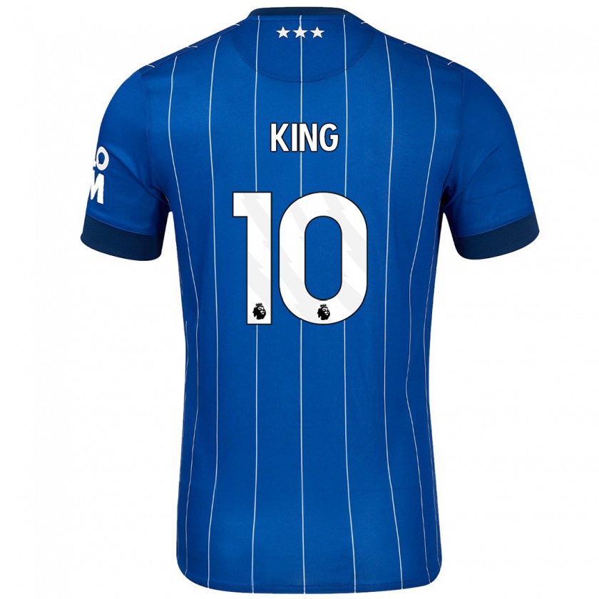 Kandiny Hombre Camiseta Eloise King #10 Azul Marino 1ª Equipación 2024/25 La Camisa Chile