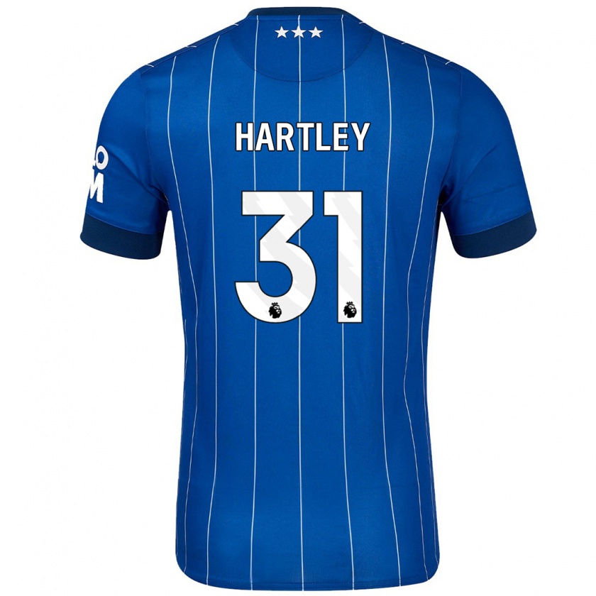 Kandiny Hombre Camiseta Laura Hartley #31 Azul Marino 1ª Equipación 2024/25 La Camisa Chile