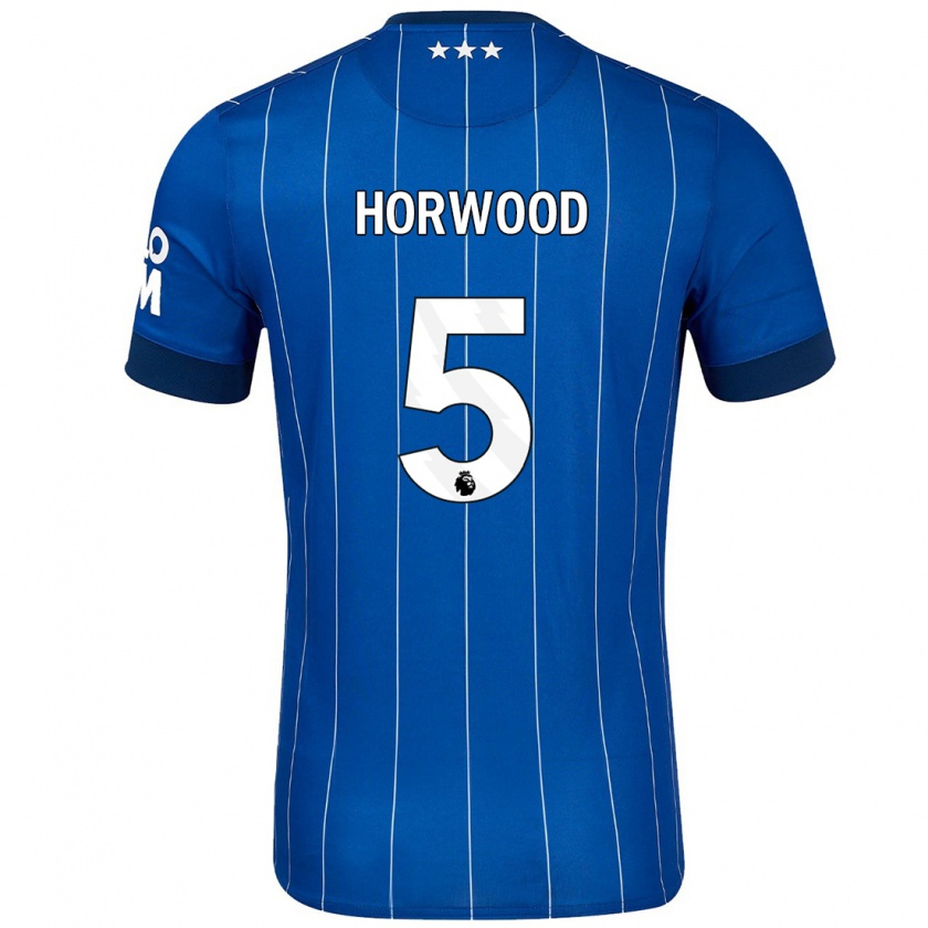 Kandiny Hombre Camiseta Bonnie Horwood #5 Azul Marino 1ª Equipación 2024/25 La Camisa Chile