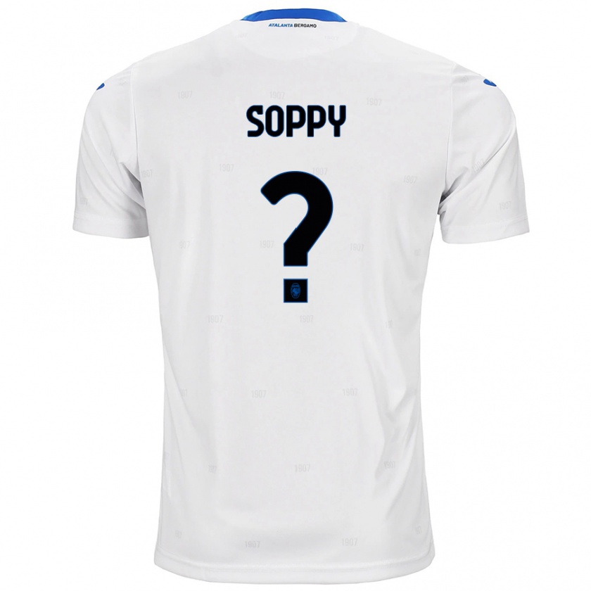 Kandiny Hombre Camiseta Brandon Soppy #0 Blanco 2ª Equipación 2024/25 La Camisa Chile