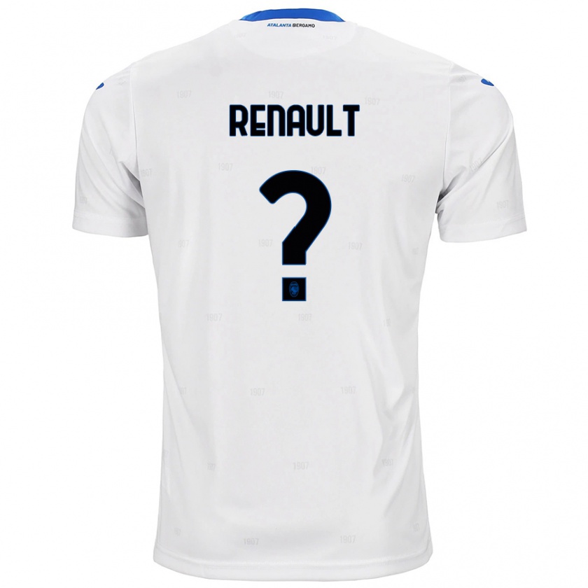 Kandiny Hombre Camiseta Guillaume Renault #0 Blanco 2ª Equipación 2024/25 La Camisa Chile