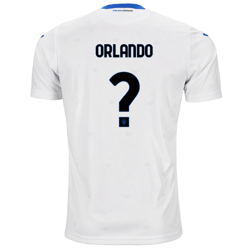 Kandiny Hombre Camiseta Daniele Orlando #0 Blanco 2ª Equipación 2024/25 La Camisa Chile