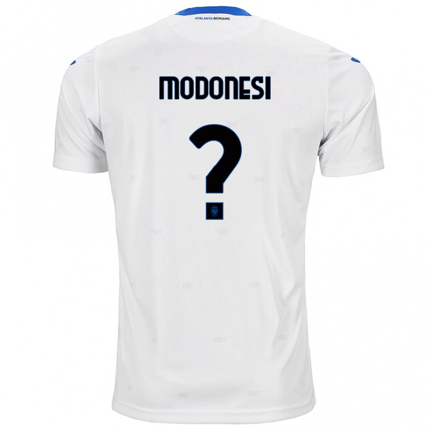 Kandiny Hombre Camiseta Giorgio Modonesi #0 Blanco 2ª Equipación 2024/25 La Camisa Chile