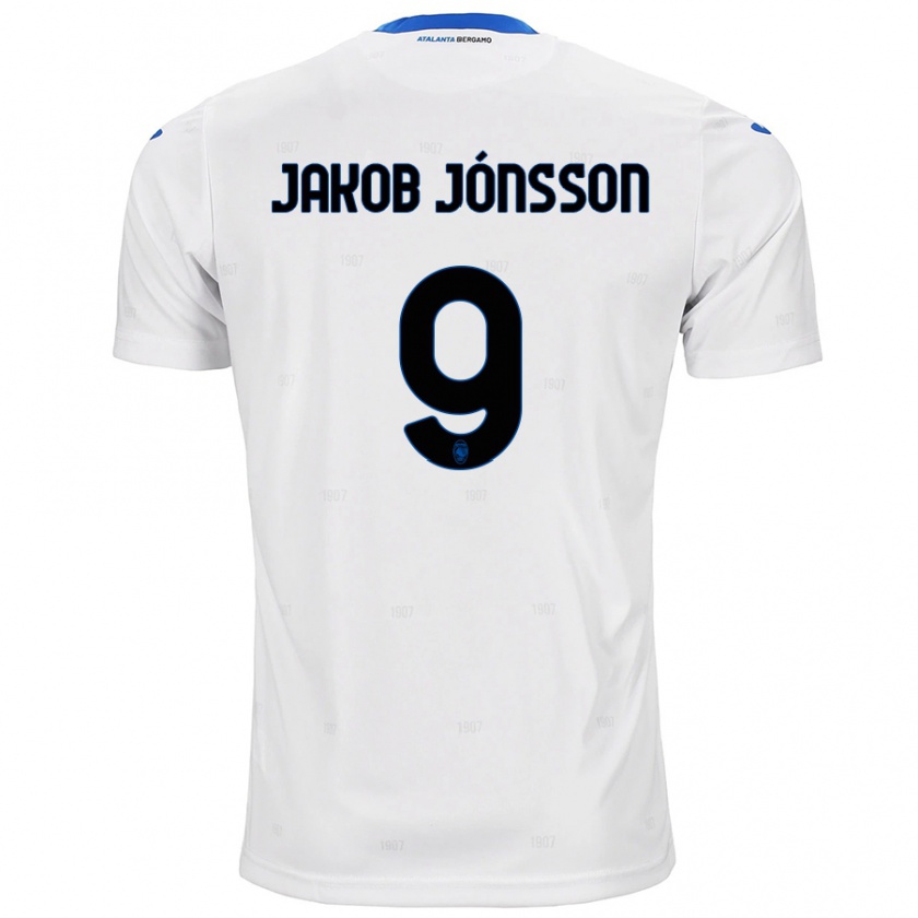 Kandiny Hombre Camiseta Birkir Jakob Jónsson #9 Blanco 2ª Equipación 2024/25 La Camisa Chile