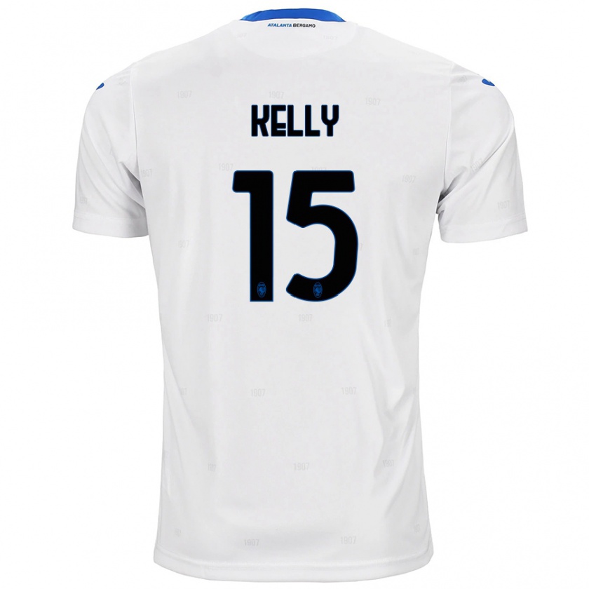 Kandiny Hombre Camiseta Maegan Kelly #15 Blanco 2ª Equipación 2024/25 La Camisa Chile