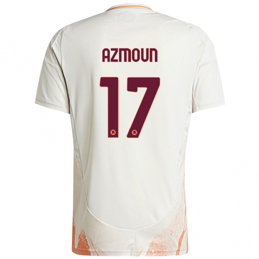 Kandiny Hombre Camiseta Sardar Azmoun #17 Crema Blanco Naranja 2ª Equipación 2024/25 La Camisa Chile