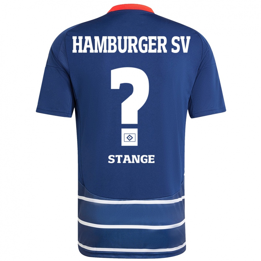 Kandiny Hombre Camiseta Tobias Stange #0 Azul Oscuro 2ª Equipación 2024/25 La Camisa Chile