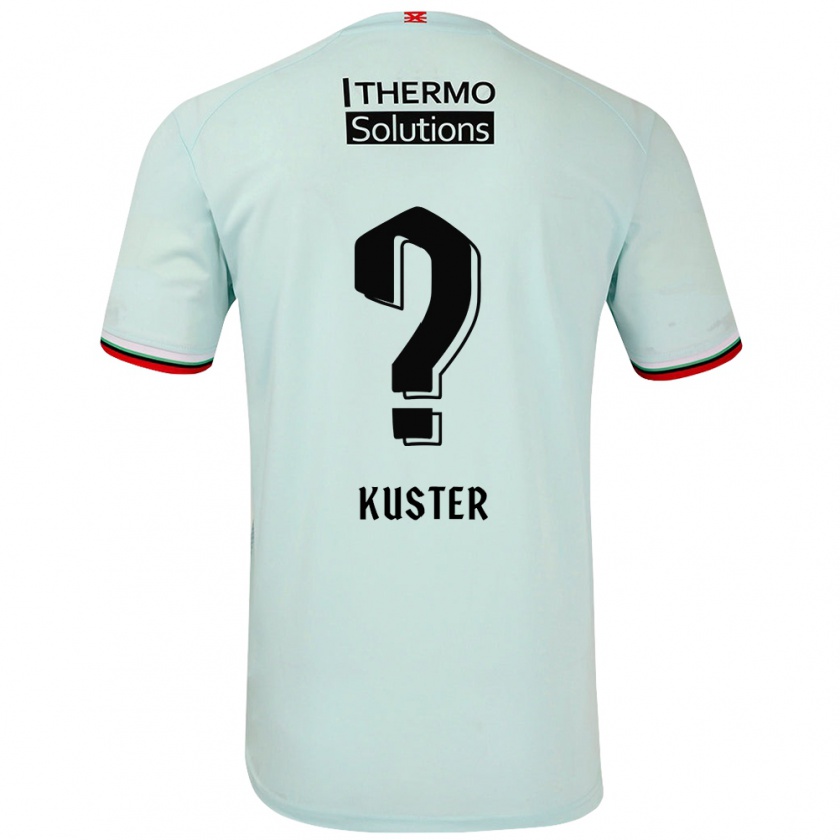 Kandiny Hombre Camiseta Harrie Kuster #0 Verde Claro 2ª Equipación 2024/25 La Camisa Chile