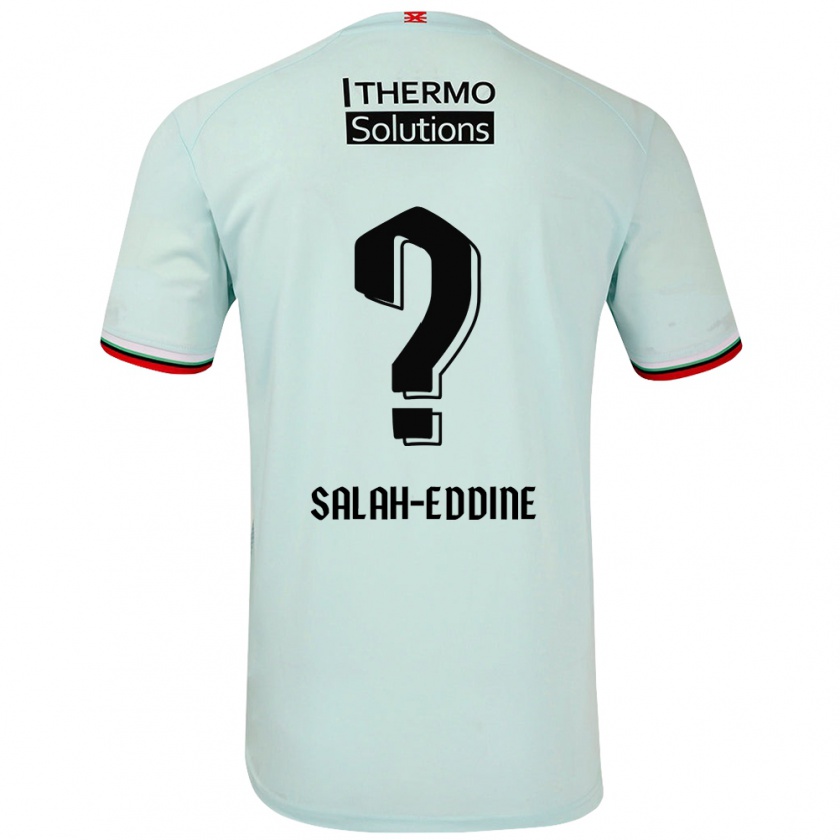 Kandiny Hombre Camiseta Ibrahim Salah-Eddine #0 Verde Claro 2ª Equipación 2024/25 La Camisa Chile