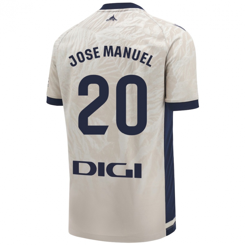 Kandiny Hombre Camiseta José Manuel Arnáiz #20 Gris Claro 2ª Equipación 2024/25 La Camisa Chile