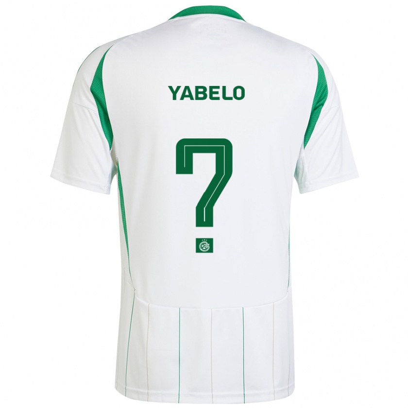 Kandiny Hombre Camiseta Getachew Yabelo #0 Blanco Verde 2ª Equipación 2024/25 La Camisa Chile