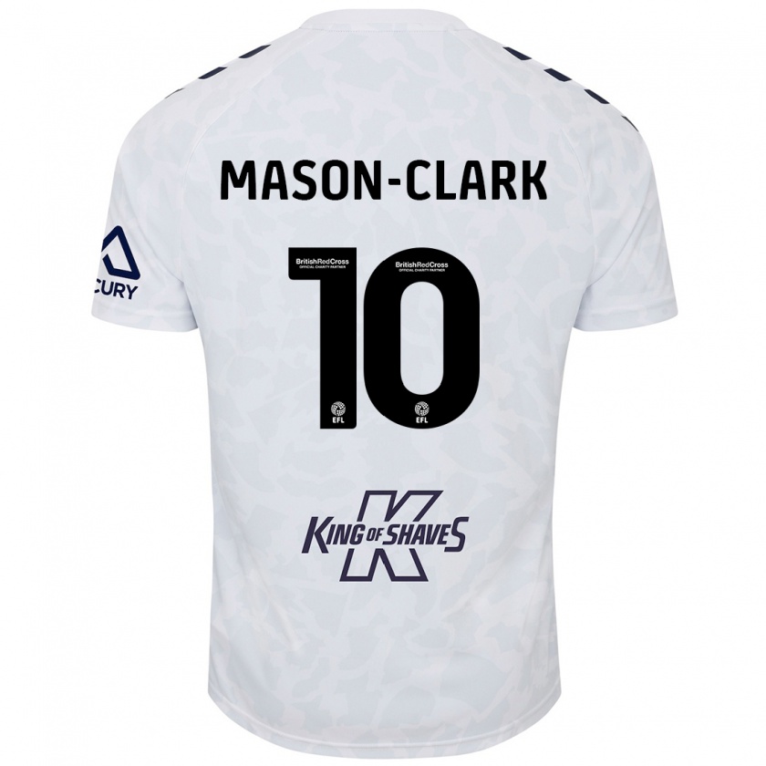 Kandiny Hombre Camiseta Ephron Mason-Clark #10 Blanco 2ª Equipación 2024/25 La Camisa Chile