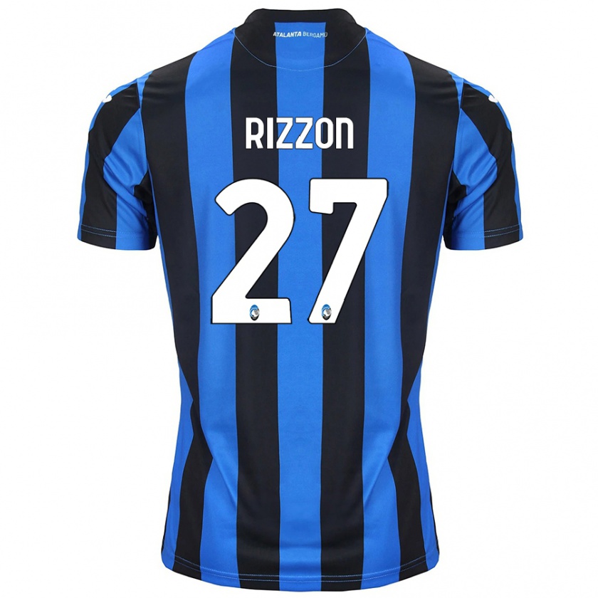 Kandiny Mujer Camiseta Giulia Rizzon #27 Azul Negro 1ª Equipación 2024/25 La Camisa Chile